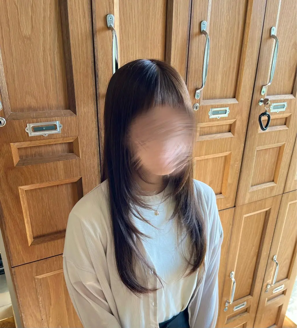 ロング 韓国風ヘア レイヤーカット kiito HINA໒꒱୨୧のヘアスタイル
