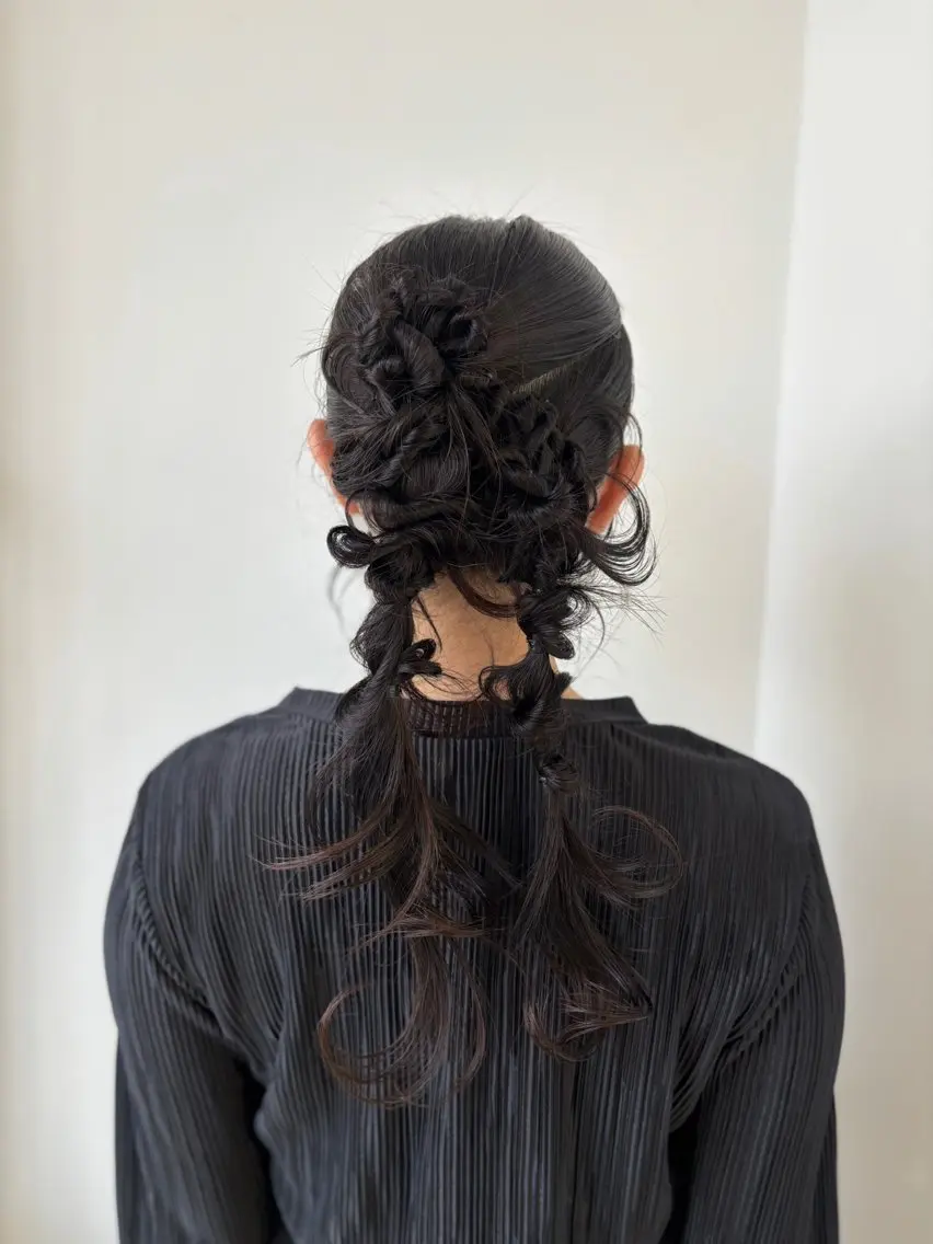 ロング ヘアアレンジ Riku /透明感カラー🫧のヘアスタイル