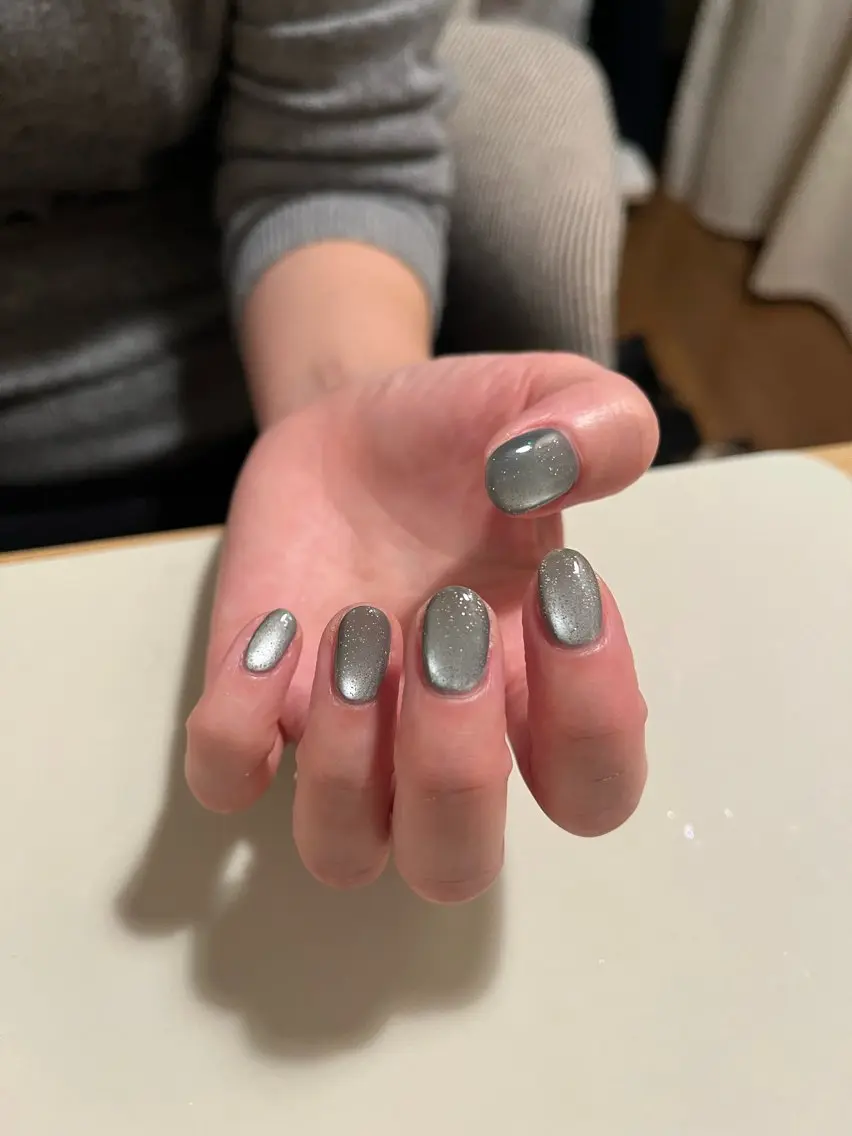 ネイル ラメ(グリッター) マグネットネイル ハンドネイル nail RINAのネイルデザイン