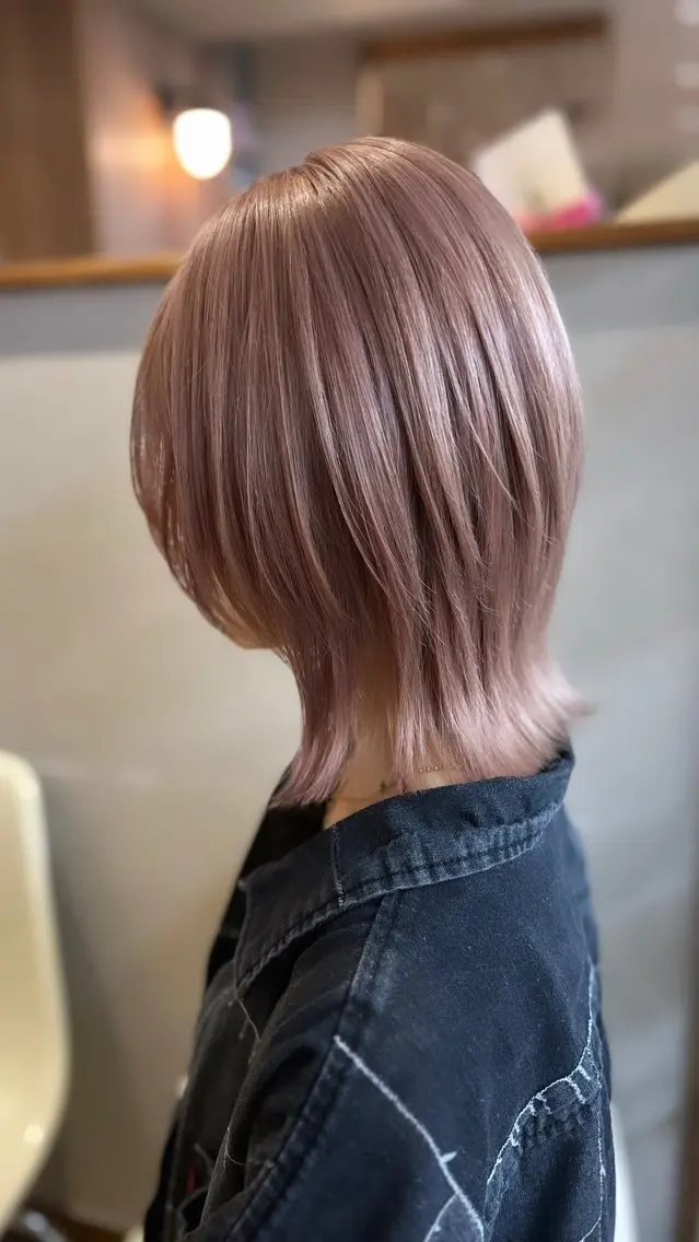 ミディアム 柳沼 沙季奈のヘアスタイル