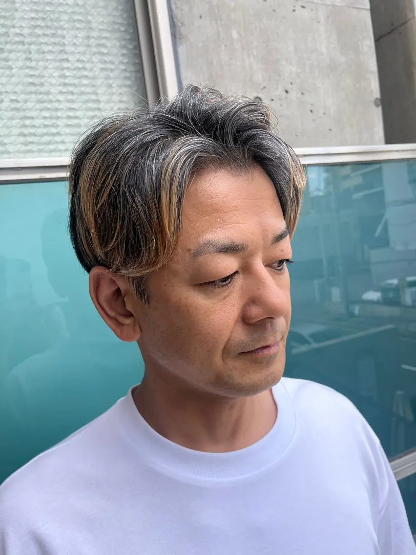 ショート メンズ 久木原 ゆりのヘアスタイル
