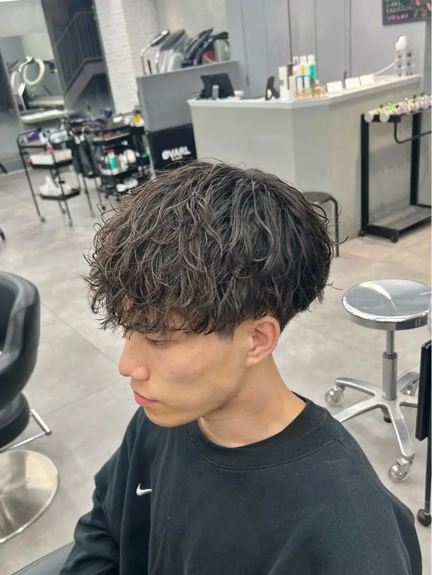 パーマ メンズ カット トリートメント 【OVARL】メンズ 特化/さかしょーのヘアスタイル