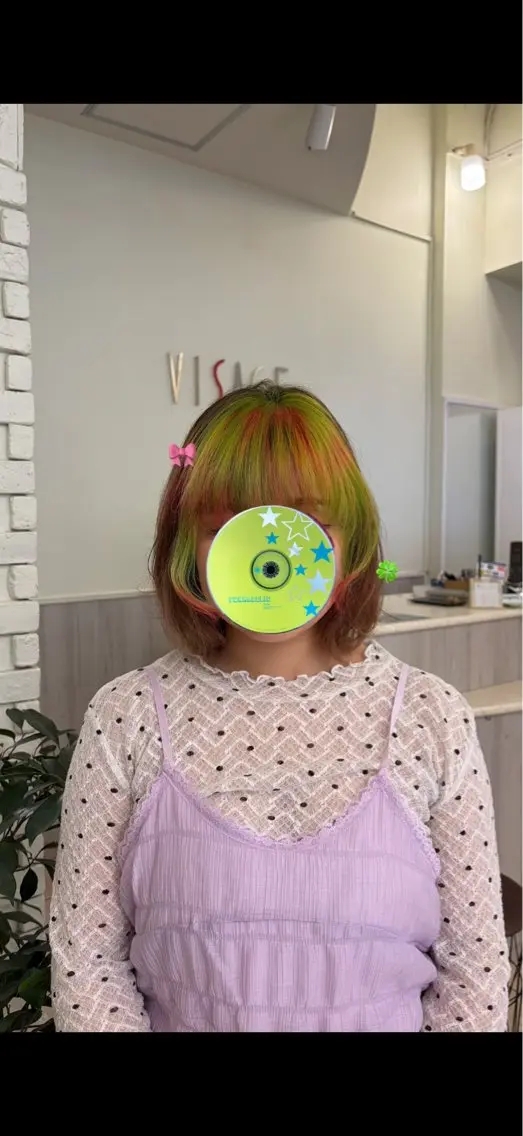 【 7月限定 】 前髪ブリーチ + デザインカラー♩の写真