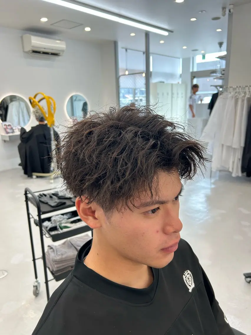 パーマ パーマ 西村 琥太郎のヘアスタイル