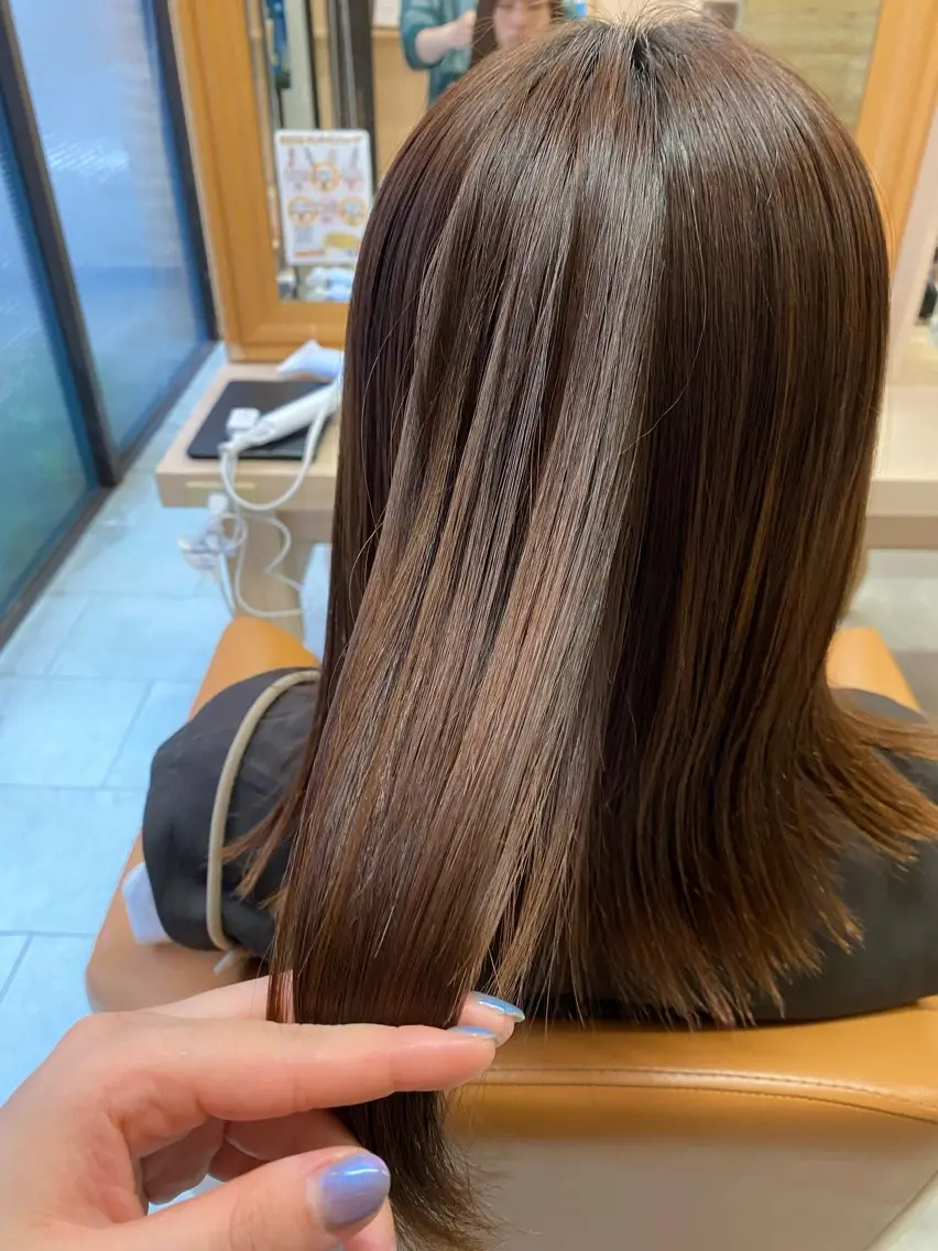 《🪄セットメニュー🎀🪞》カット‪✂︎‬➕カラー🎨➕酸熱トリートメント💎の写真