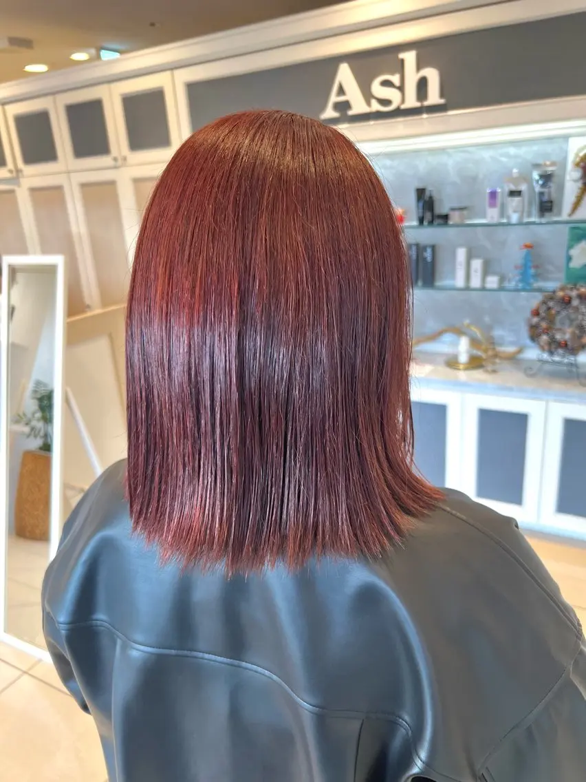 ミディアム カット ヘアカラー トリートメント 💫副店長💫 篠崎 はやとのヘアスタイル
