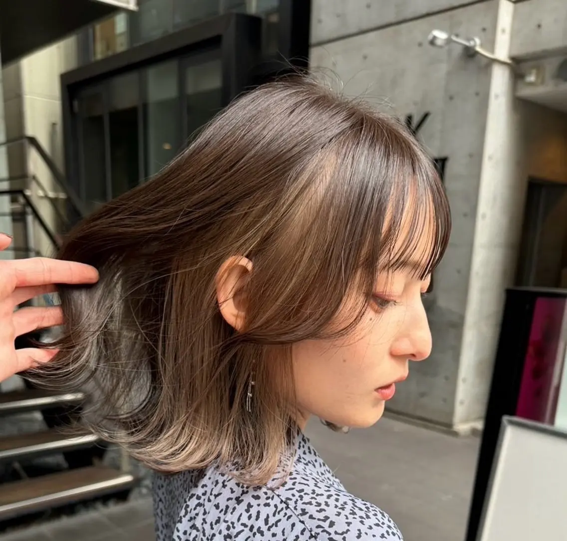 ミディアム カラー カット ヘアカラー トリートメント 🎀リオ🎀/ 推しカラーのヘアスタイル