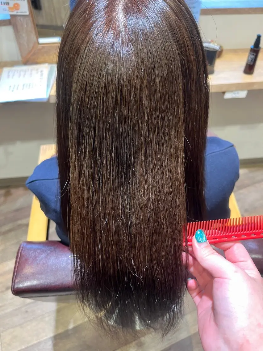 セミロング 髪質改善 曳舟FUKUDAのヘアスタイル
