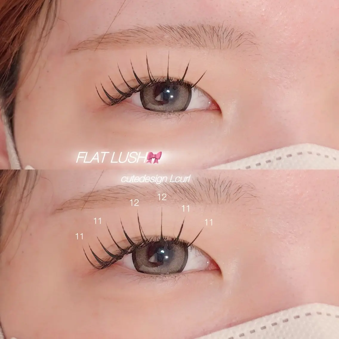 マツエク・マツパ フラットラッシュ CreBiA🎀 ayaのマツエク・マツパデザイン