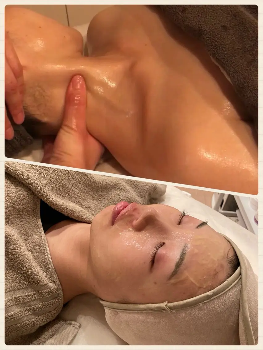 セット割引‼︎💖¥17600⇨¥14300【小顔エステ×美肌ピーリング🌿】整顔&美肌どちらも叶えるスペシャルコース✨の写真