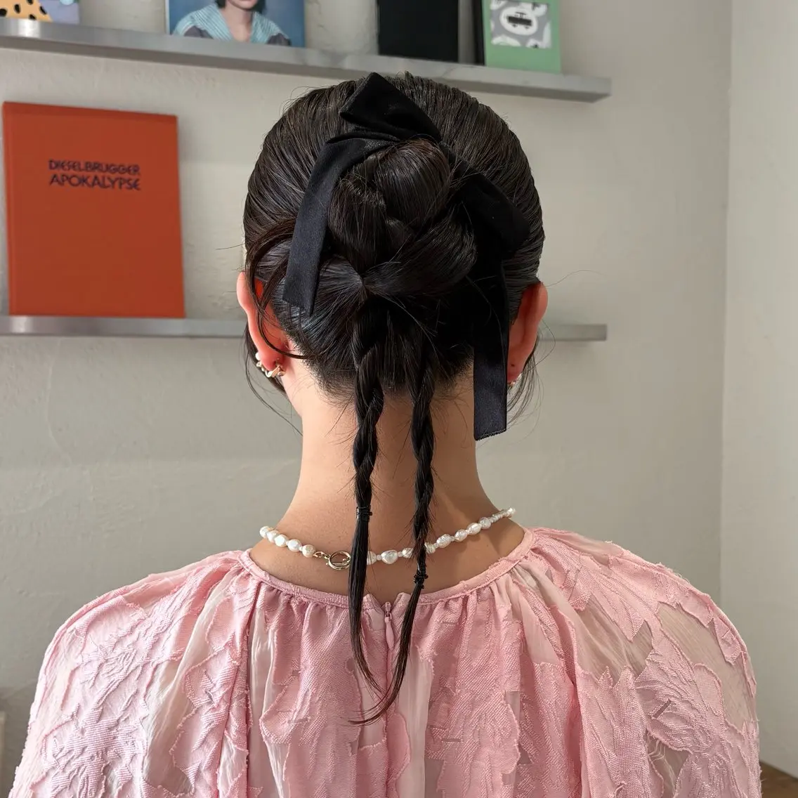 セミロング ヘアアレンジ ヘアセット シマダ ユウナのヘアスタイル