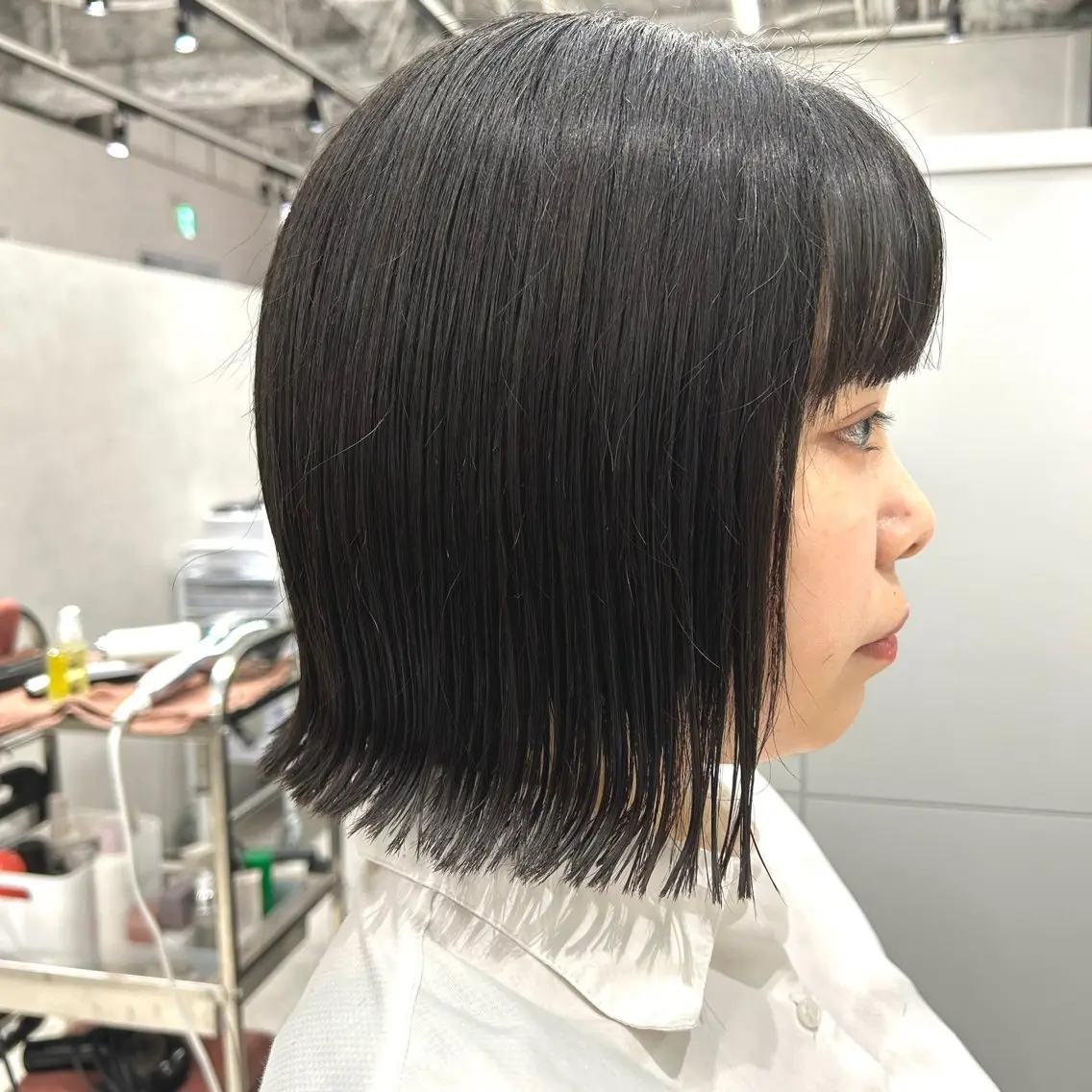 ミディアム 西梅田 トウマ モデル募集中‼️のヘアスタイル