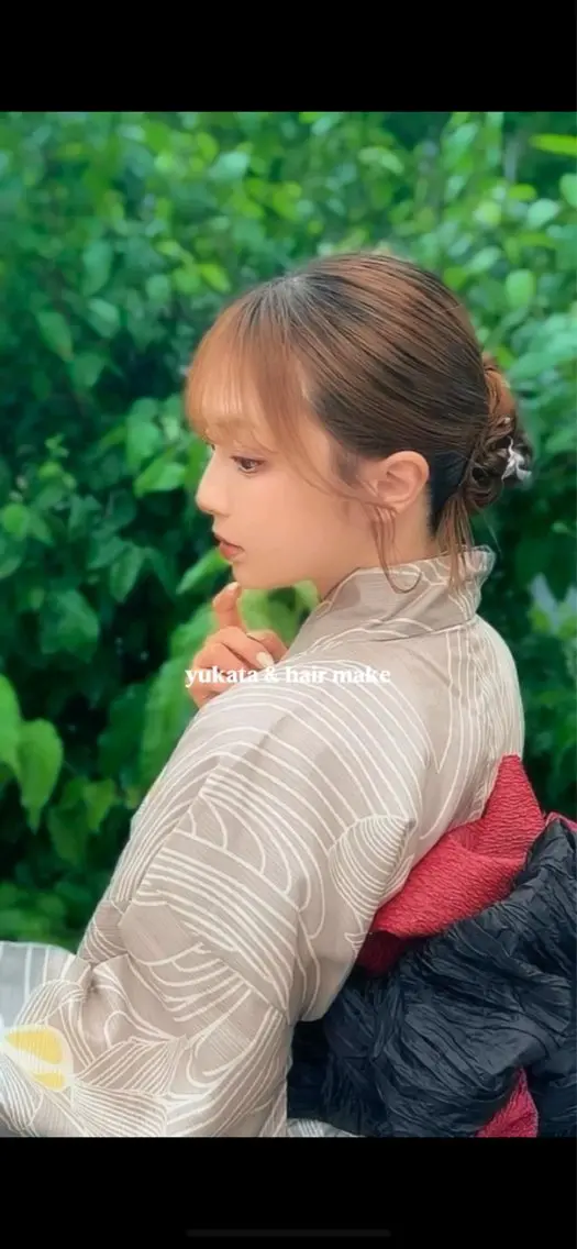 ヘアセット🎀 or 浴衣着付け👘 ⚠️こちら単品メニューになります⚠️の写真