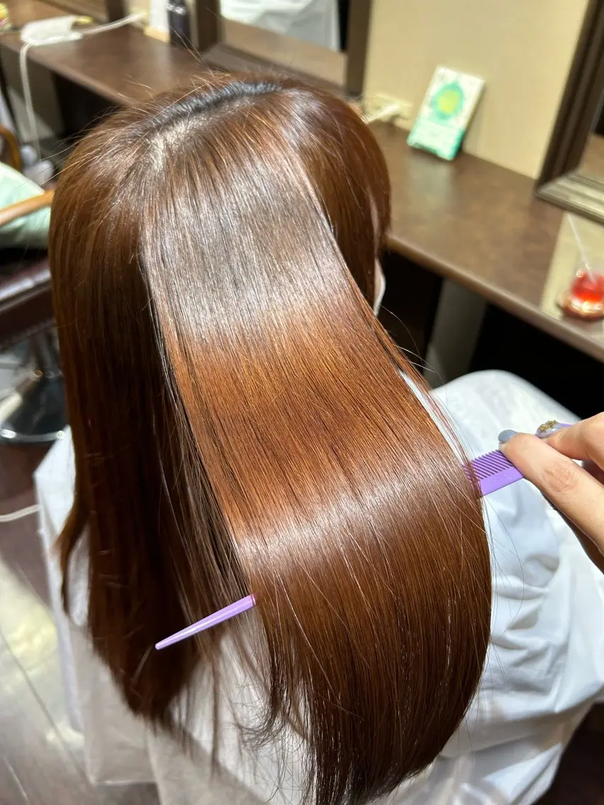 ロング 久保山 友奈のヘアスタイル