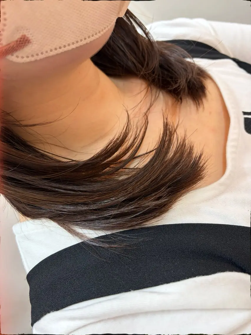セミロング カット cozyECRART |Senoo*･のヘアスタイル