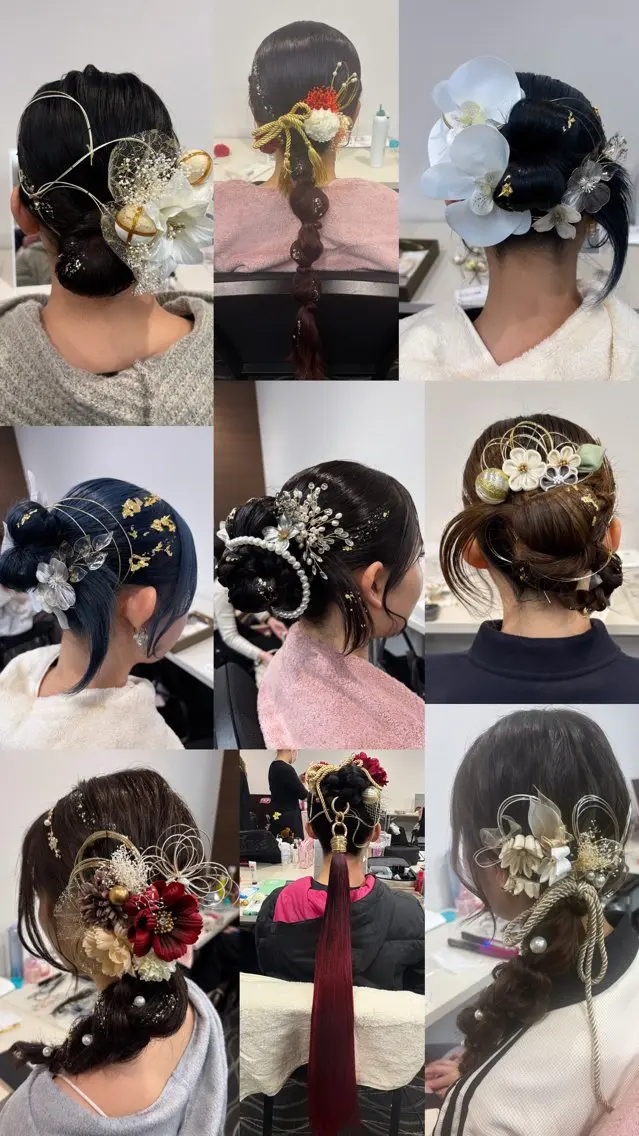 ヘアセット♡セルフフォトスタジオ完備👑💍💖の写真