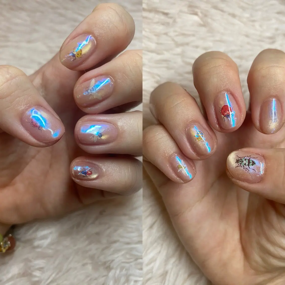 ネイル オーロラネイル ハンドネイル Chandra nail&tarotのネイルデザイン