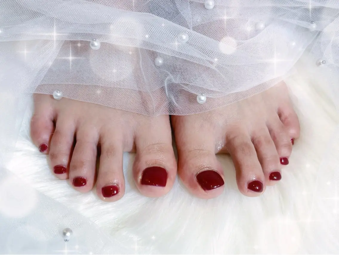 オフなし🌟フットワンカラーの写真