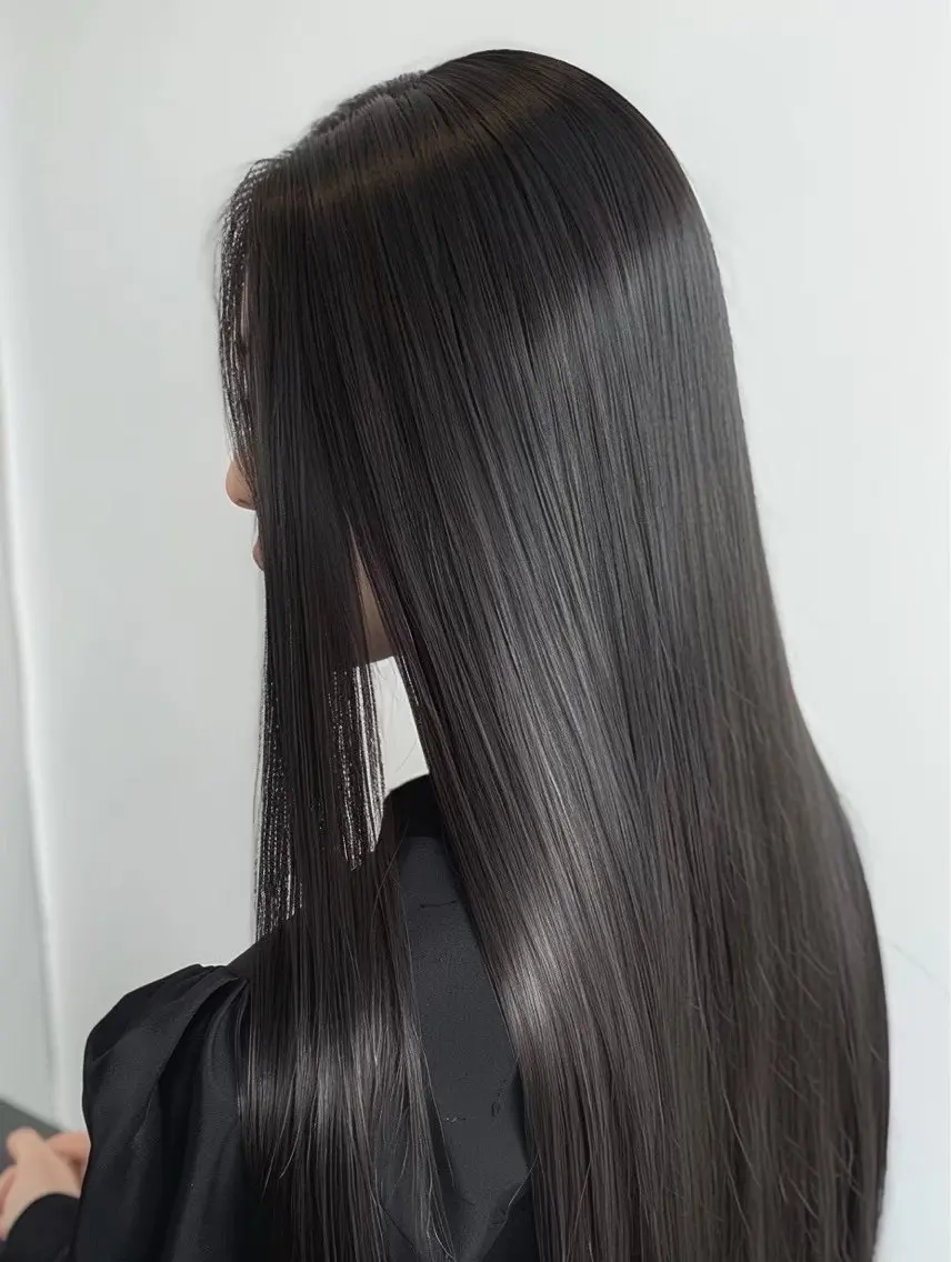 美髪ストレート+カット+トリートメント+ナノスチームの写真