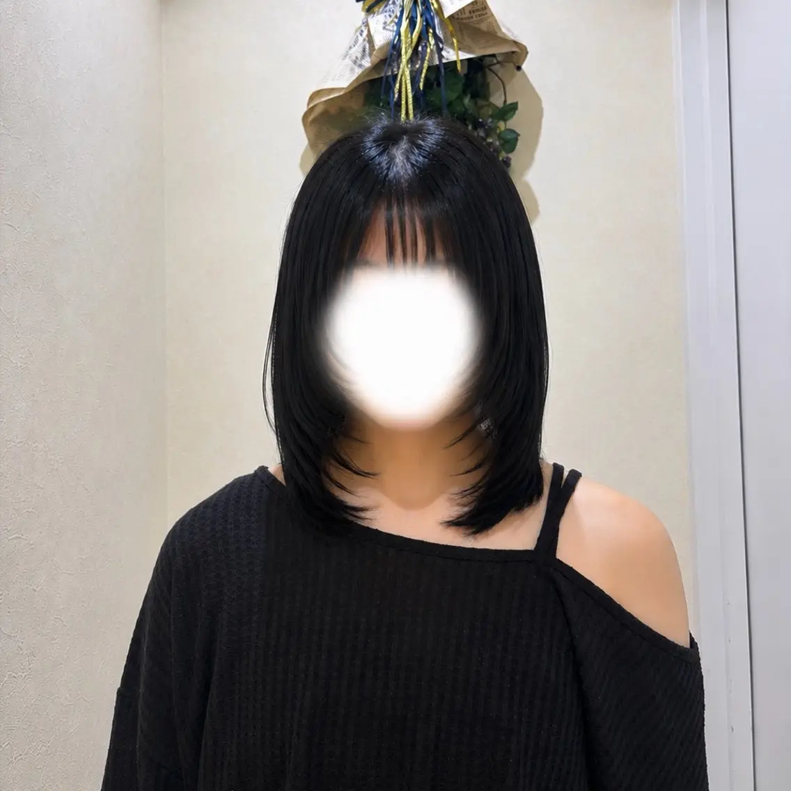 ミディアム レイヤーカット カット トリートメント 艶髪/縮毛矯正/ レイヤー/栄/あやかのヘアスタイル