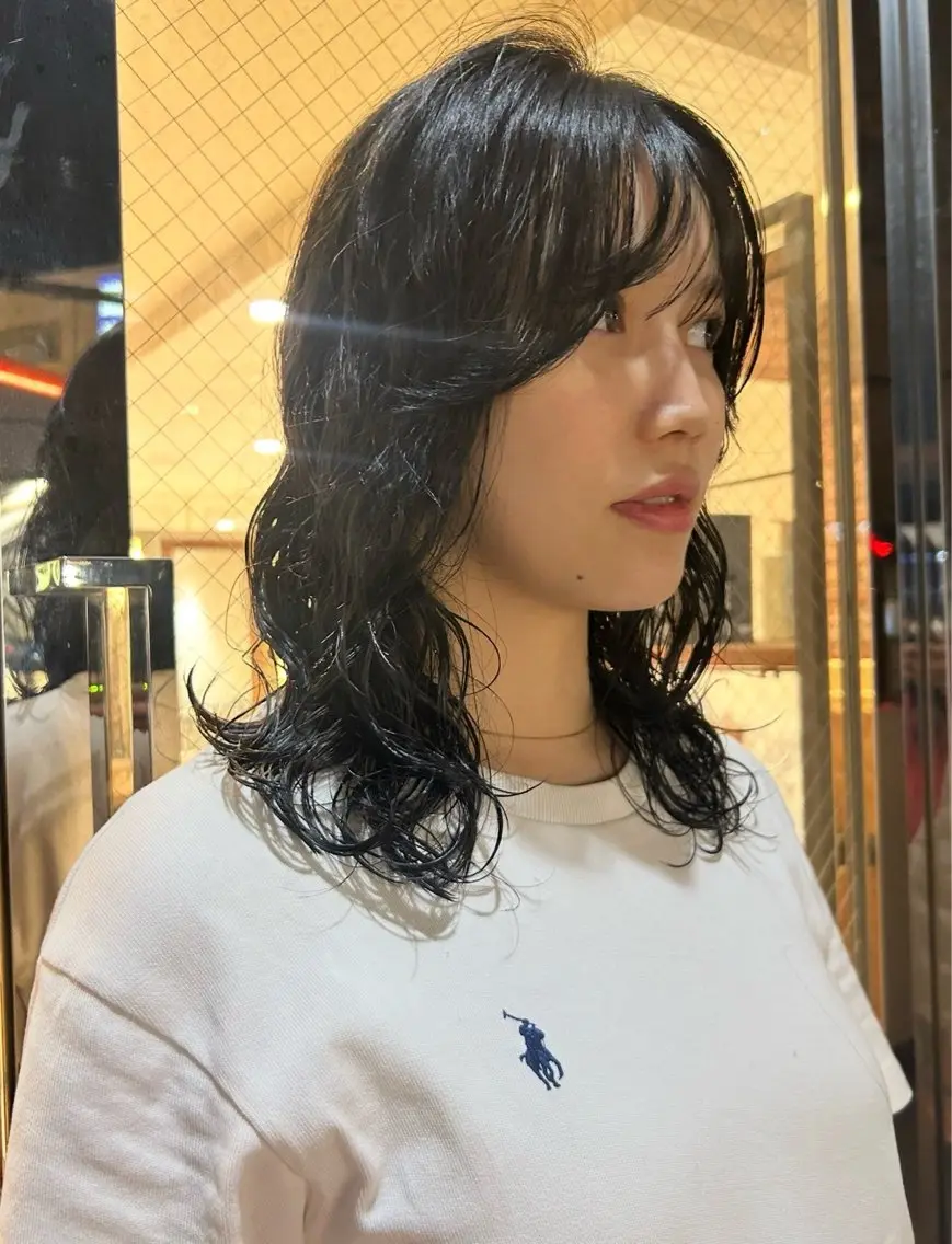 ショート カット パーマ momona english okのヘアスタイル