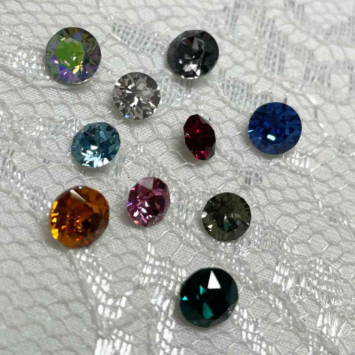 60種から選べる💎スワロVカット+ワンカラーの写真