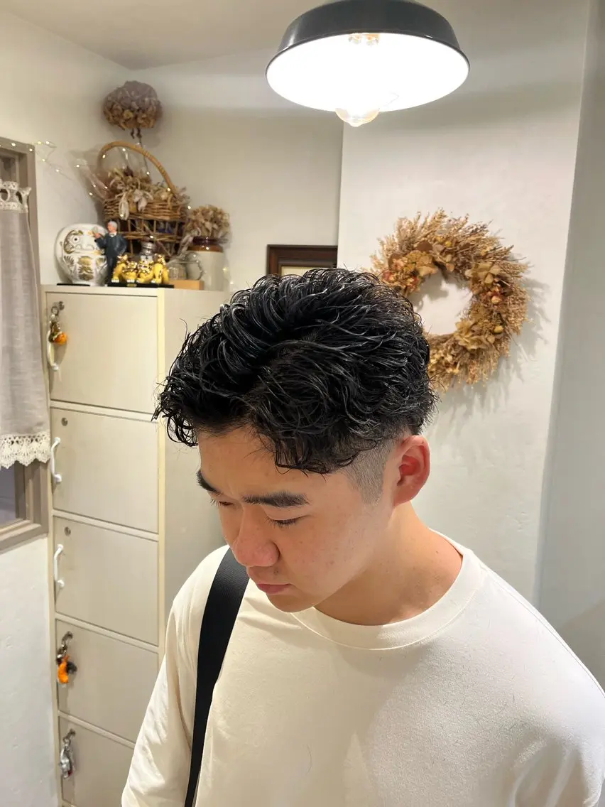 ショート パーマ カット パーマ パーマ🌀縮毛✨ 🐏丸山祐宇🐏のヘアスタイル
