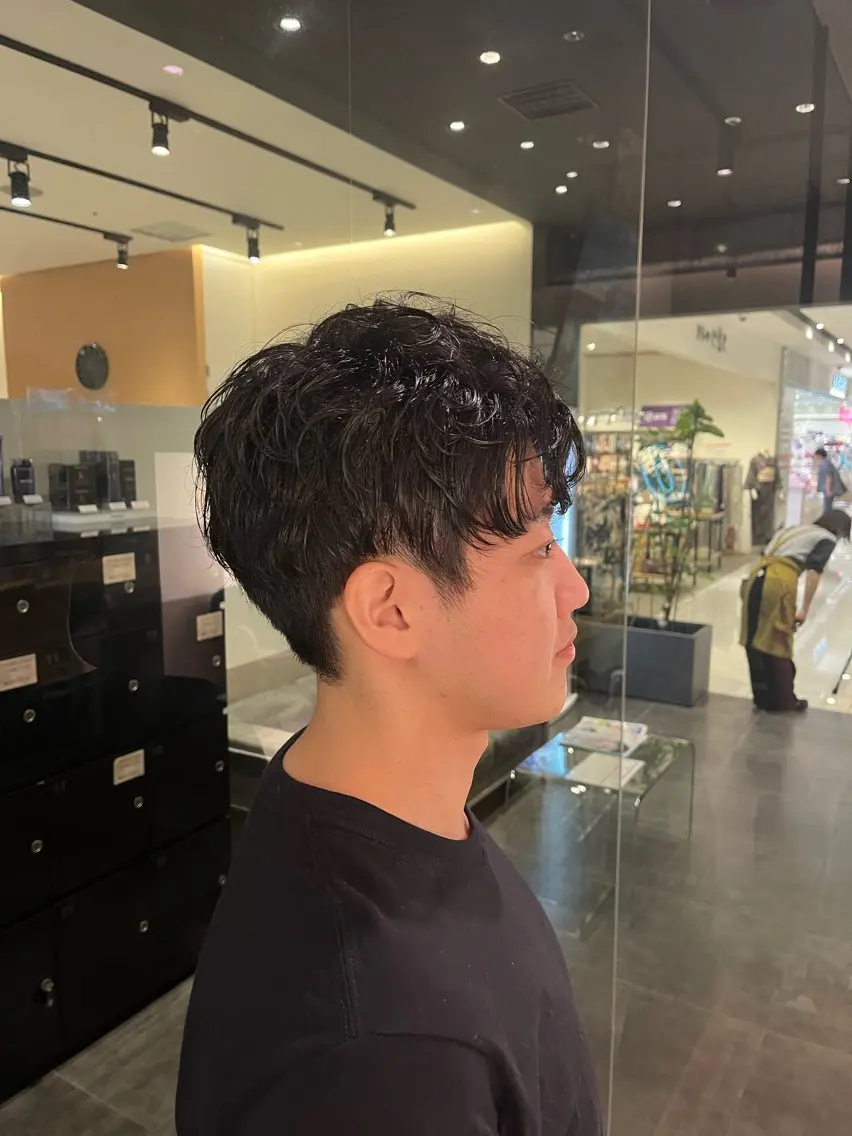 メンズ メンズ/ パーマ/ツバキのヘアスタイル