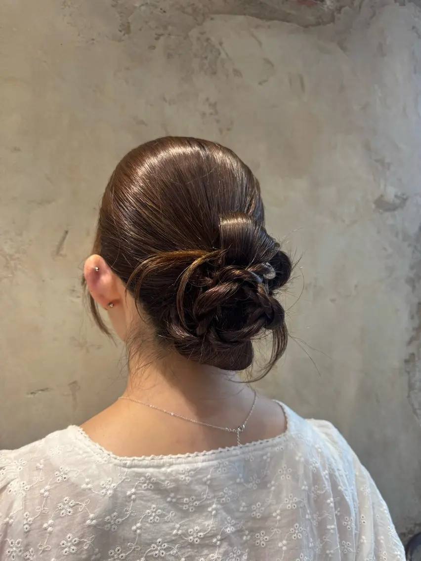 【ミニモ特別価格】ヘアアレンジ🎀🚨アカデミーでの練習モデルです🙂‍↕️の写真