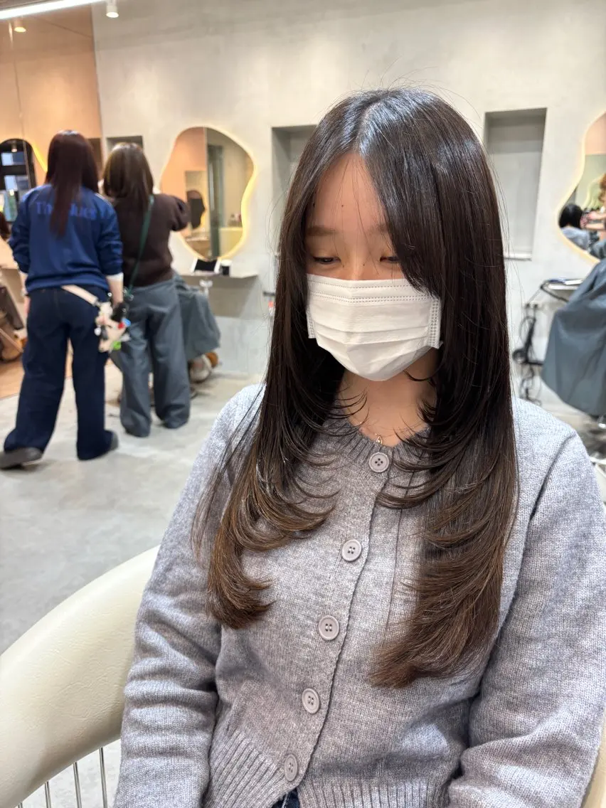 ロング カラー ヘアアレンジ カット トリートメント 艶髪特化/矯正/ 髪質改善/吉田光佑のヘアスタイル