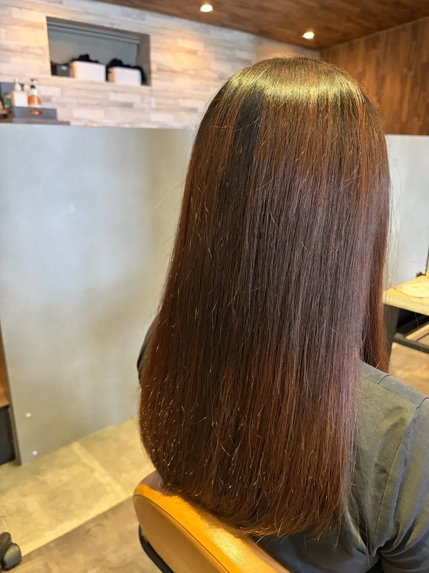 ロング カット ✨縮毛矯正モデル✨ RURUのヘアスタイル