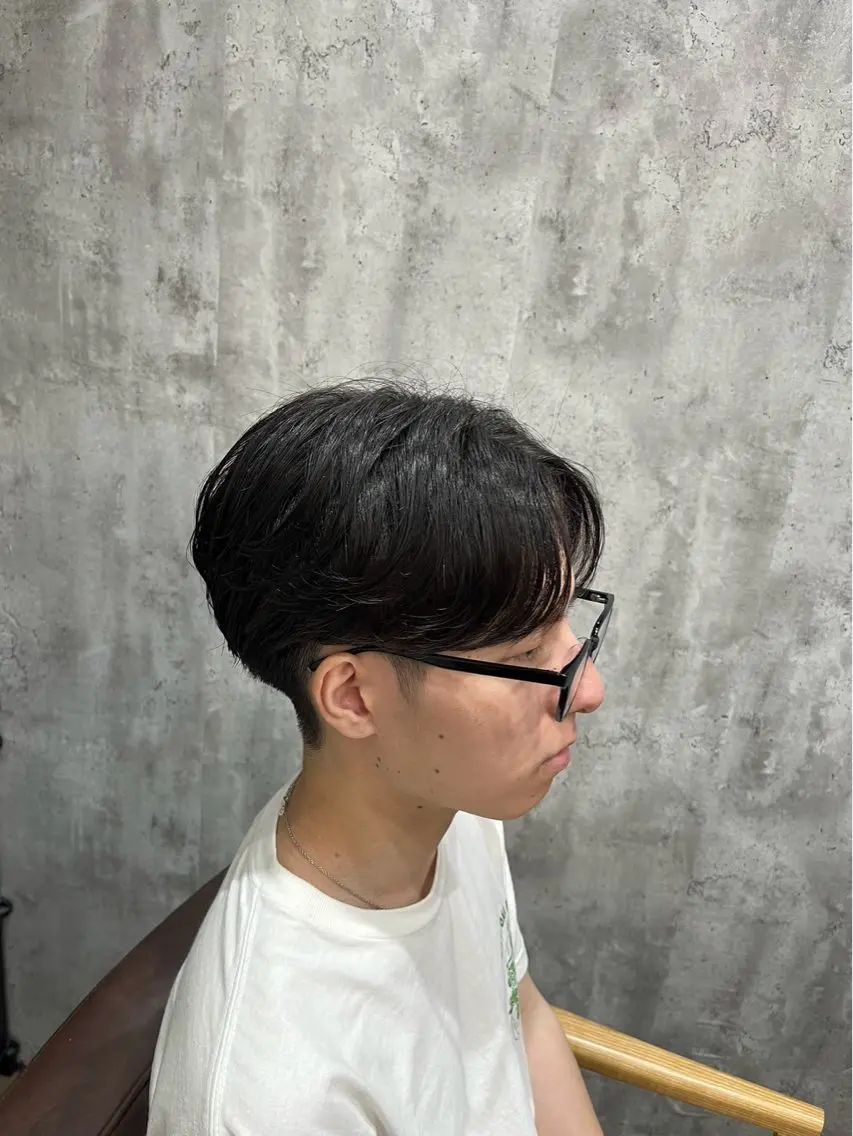 ショート パーマ メンズ パーマ 垢抜けメンズ特化✨ マキシ✨のヘアスタイル