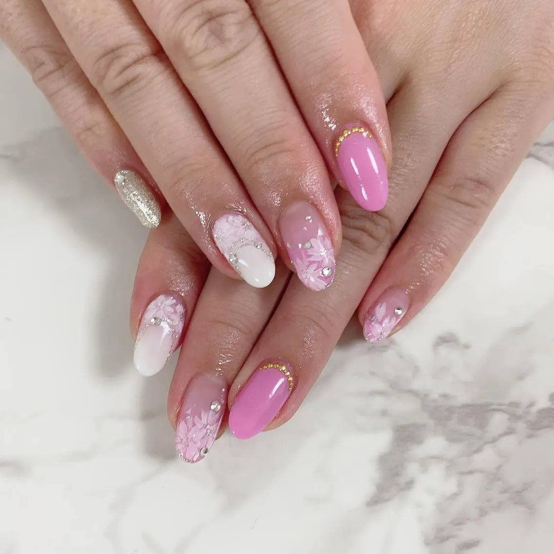 ネイル 桜ネイル SOL NAILのネイルデザイン