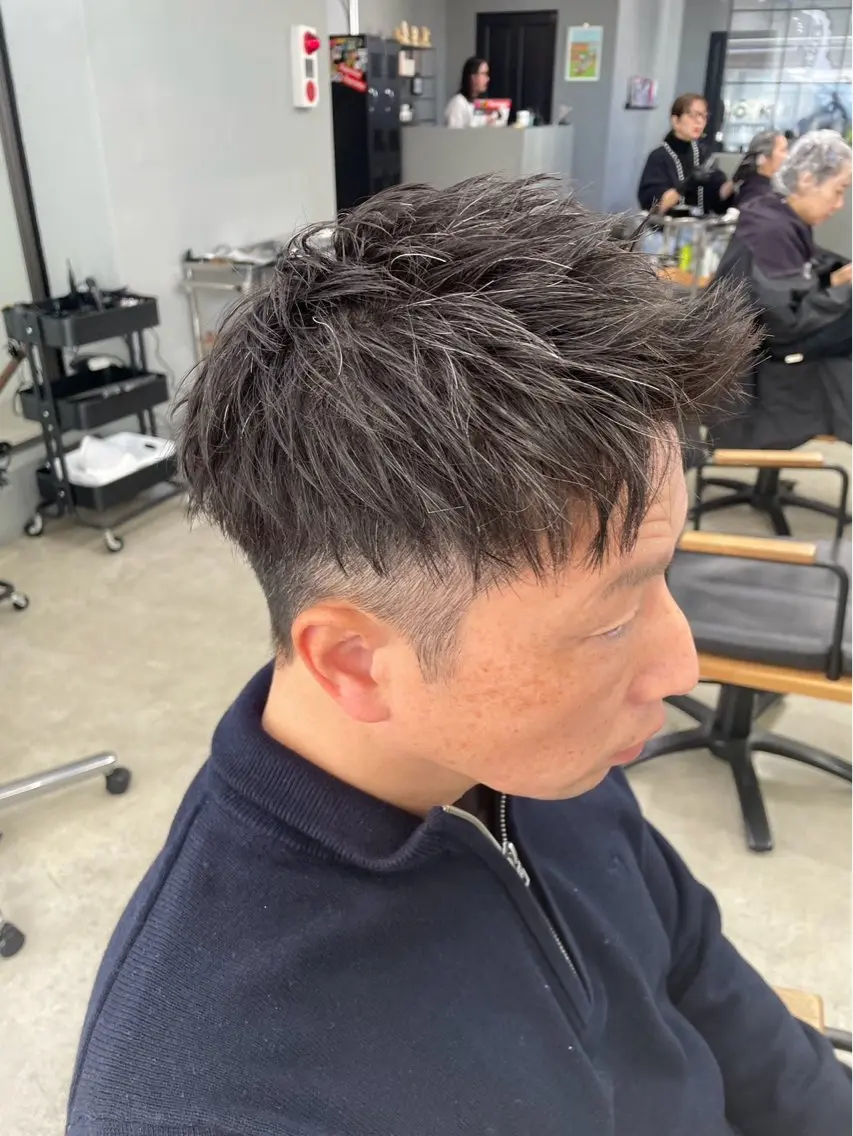 ショート メンズ メンズ専門サロン wokeのヘアスタイル