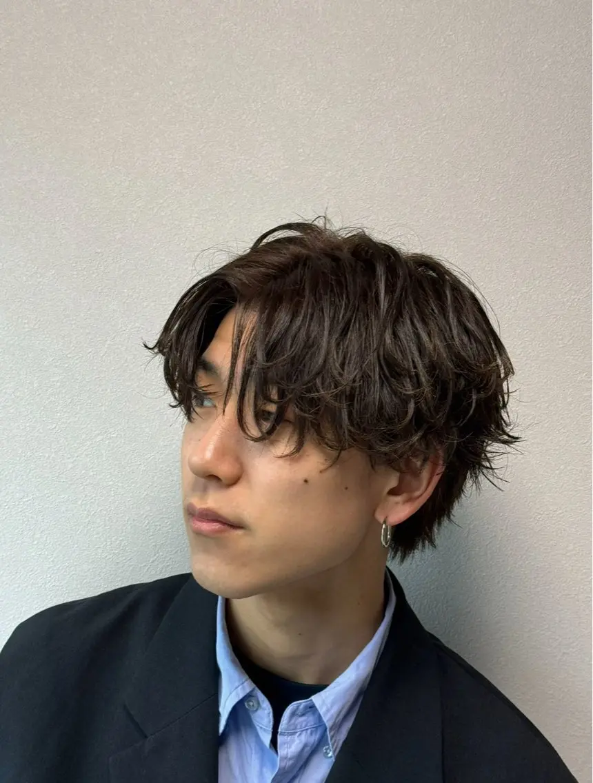 メンズ メンズパーマ 村田 竜牙のヘアスタイル