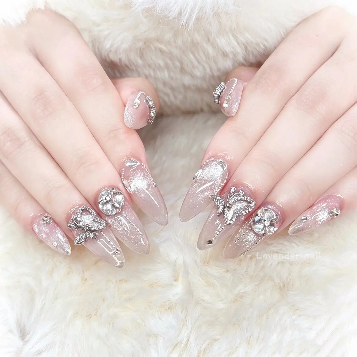 ネイル ハンドネイル Lavender nail·中島公園のネイルデザイン