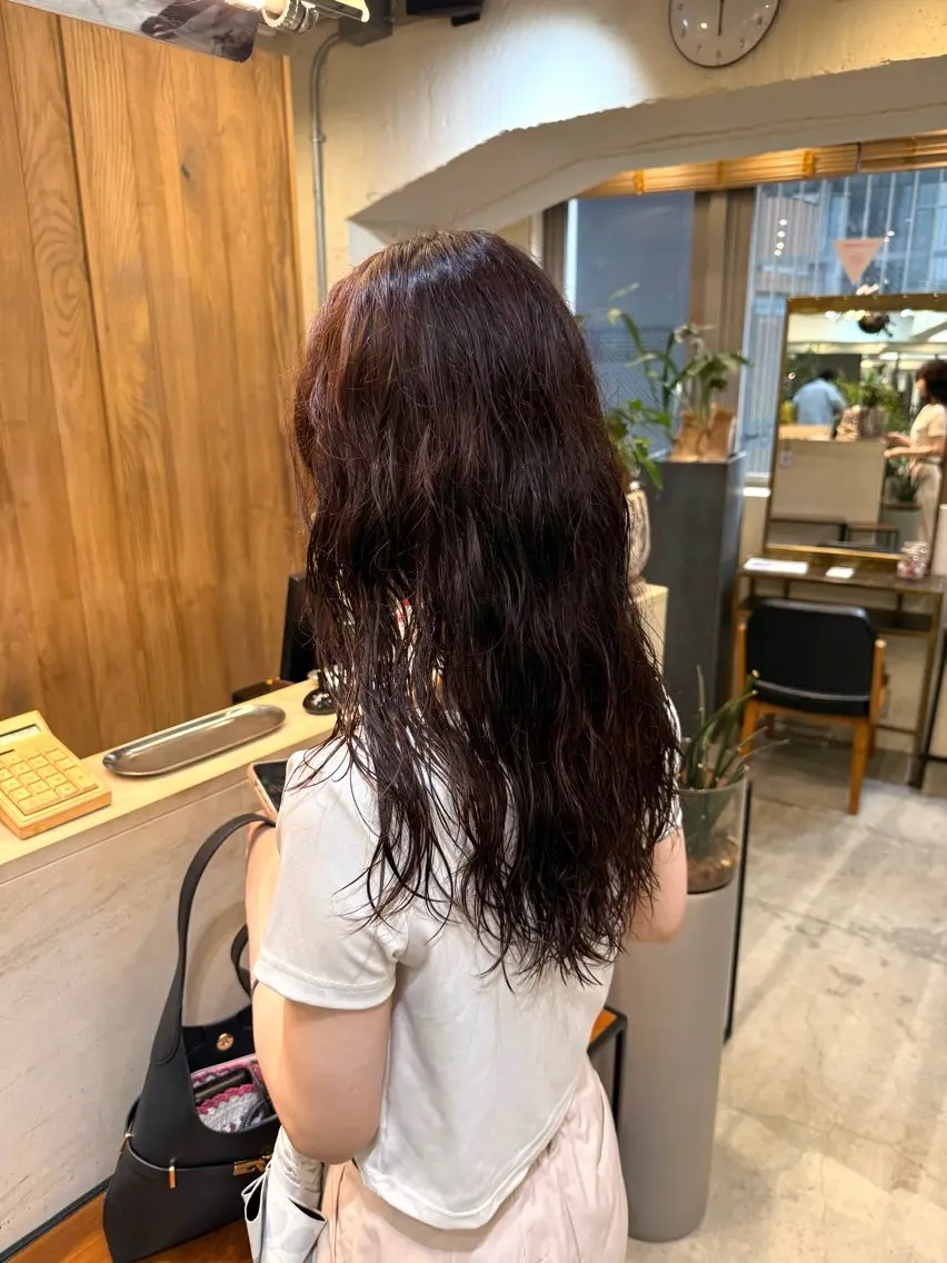 ロング パーマ 縮毛矯正 カット パーマ トリートメント 川口開世 /カット /お悩み相談◎のヘアスタイル