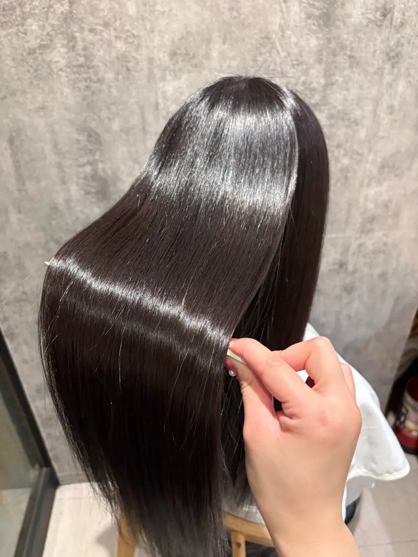 ロング カラー 髪質改善 太田 鈴佳のヘアスタイル
