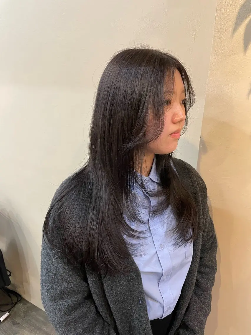 ロング トリートメント カット ヘアカラー トリートメント 吉野 智行 美髪縮毛矯正髪質改善のヘアスタイル