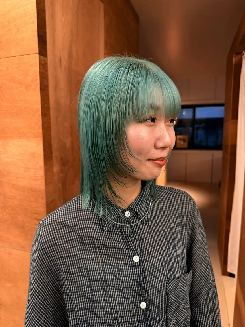 ミディアム カラー ヘアカラー トリートメント 関 京磨のヘアスタイル