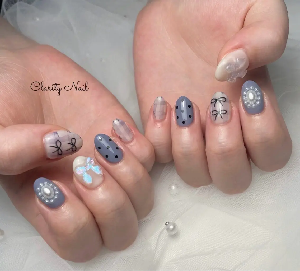 ネイル アートネイル 持ち込み ハンドネイル Clarity Nailのネイルデザイン