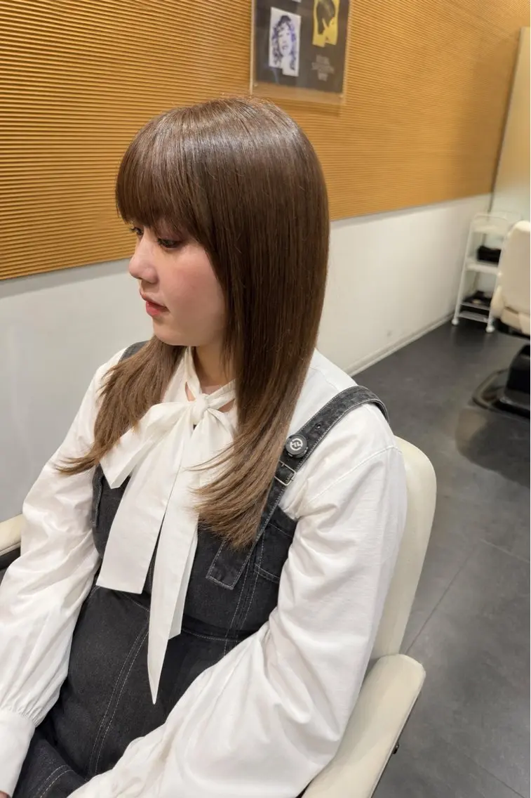 ロング 髪質改善 縮毛矯正 トリートメント カット ヘアカラー トリートメント 美髪縮毛矯正専門 ✨be:up✨のヘアスタイル
