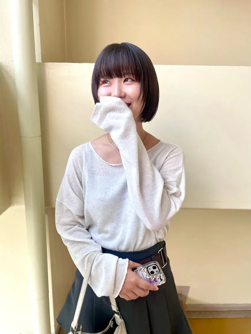 ショート カラー カット ヘアカラー ヒナゴ トヨカズのヘアスタイル