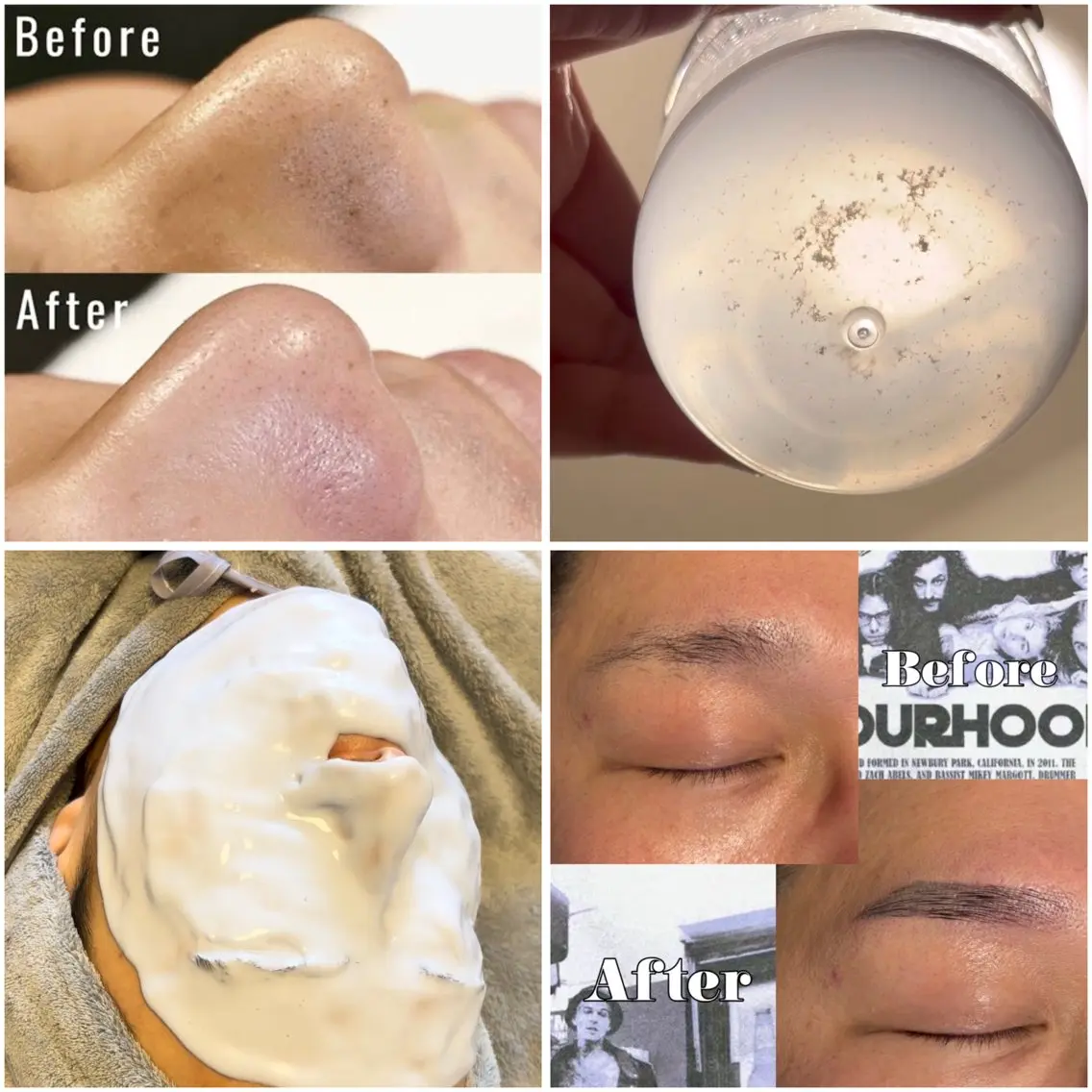 美眉waxスタイリング＋ハリウッドブロウ＋顔全体毛穴洗浄の写真