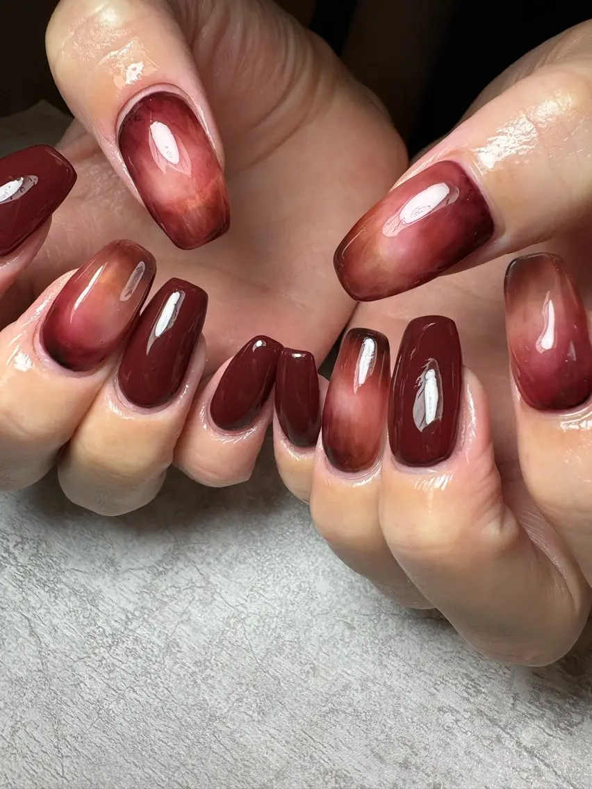 ネイル 持ち込み ニュアンスネイル nana°○学芸大学 :∥パラジェルのネイルデザイン
