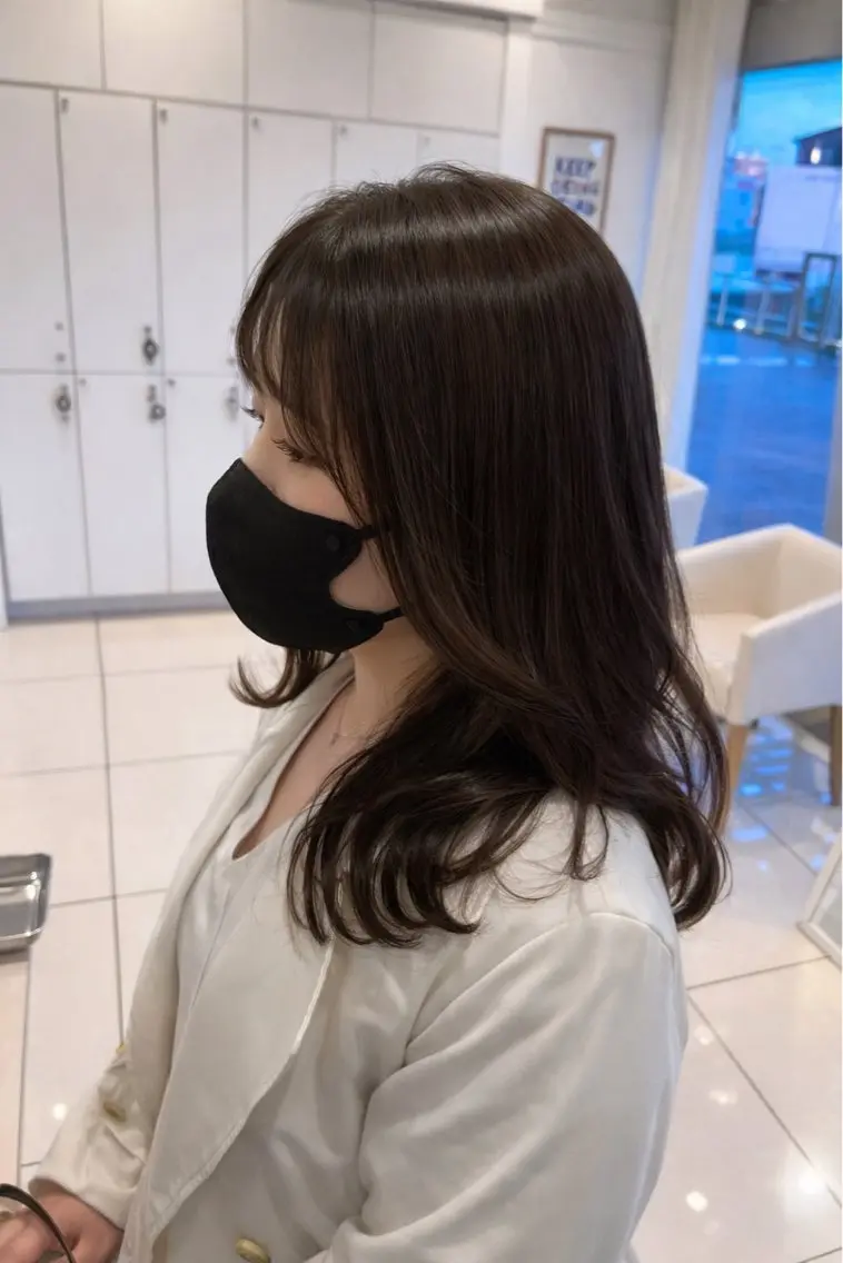 セミロング カット トリートメント 金子 直樹のヘアスタイル