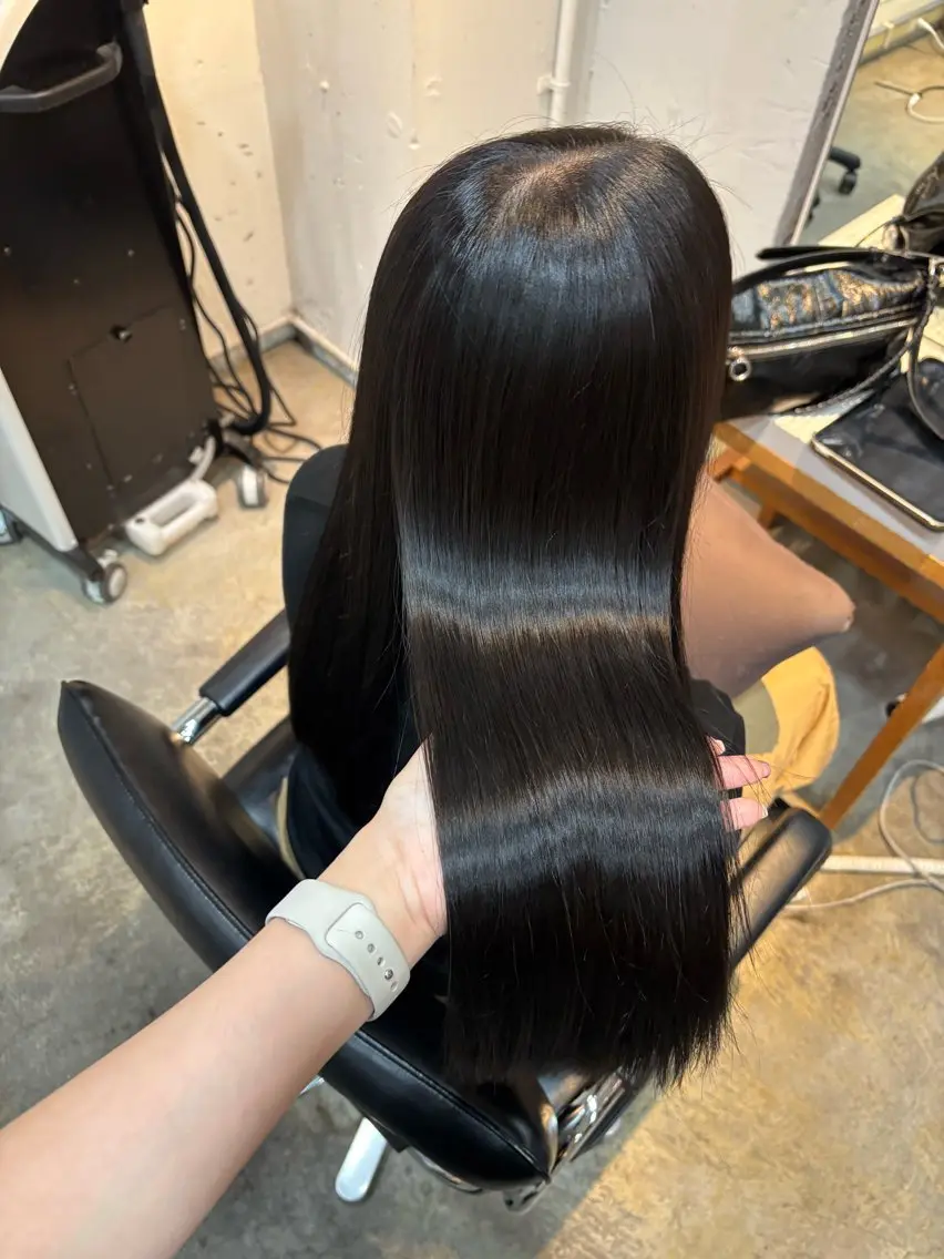 カラー ブルーカラー ヘアカラー トリートメント ヘッドスパ 🎀透明感カラー🎀 Yurinoのヘアスタイル