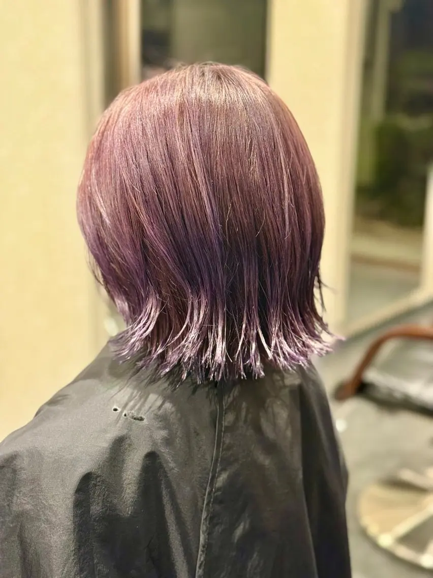 ショート レイヤーカット 髪質改善⚡️カラー 🍀武久 誠🍀のヘアスタイル
