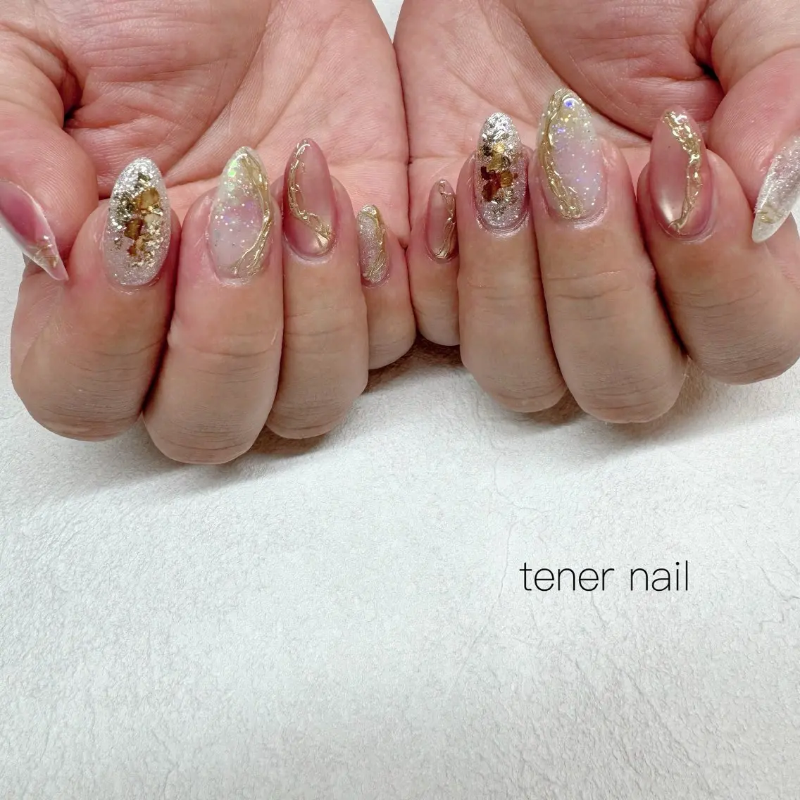 ネイル アートネイル マグネットネイル ミラーネイル ハンドネイル テネルネイル tener nailのネイルデザイン
