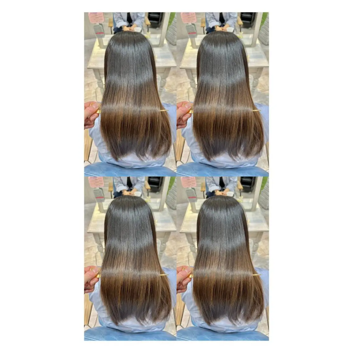 ロング カラー カット ヘアカラー トリートメント 店長✨レイヤー✖️ 髪質改善✖️韓国ヘアのヘアスタイル